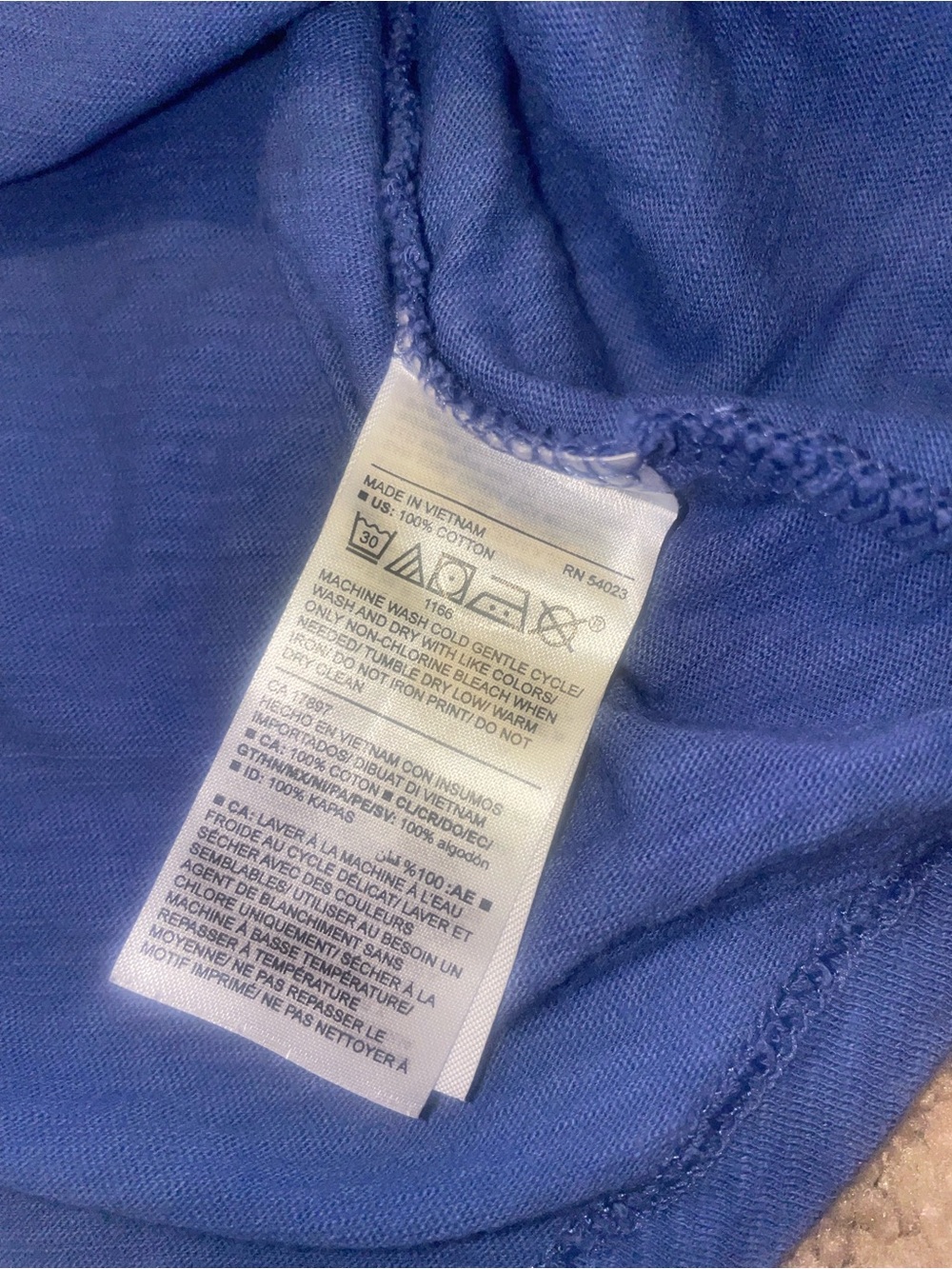 Old Navy Blue Short Sleeve Crewneck Tee - Picture 4 of 6